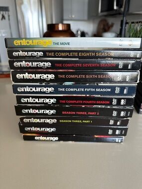 Entourage DVD Box Set - Black with White & Red Text